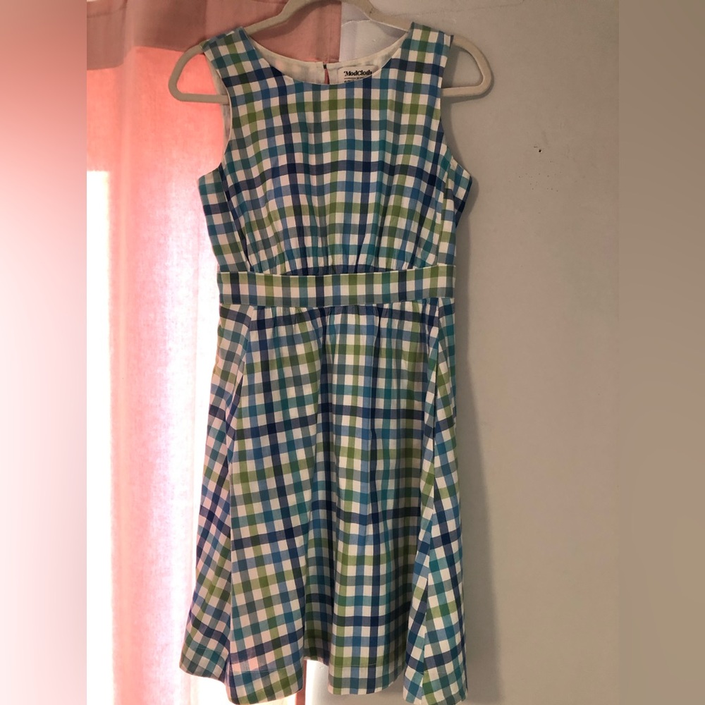 ModCloth gingham cotton dress
